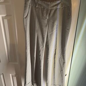 Charlotte Russe Light Gray Wide-Leg Dress Pants